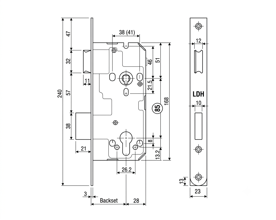 Protector 785 Mortice Lock - Image 6